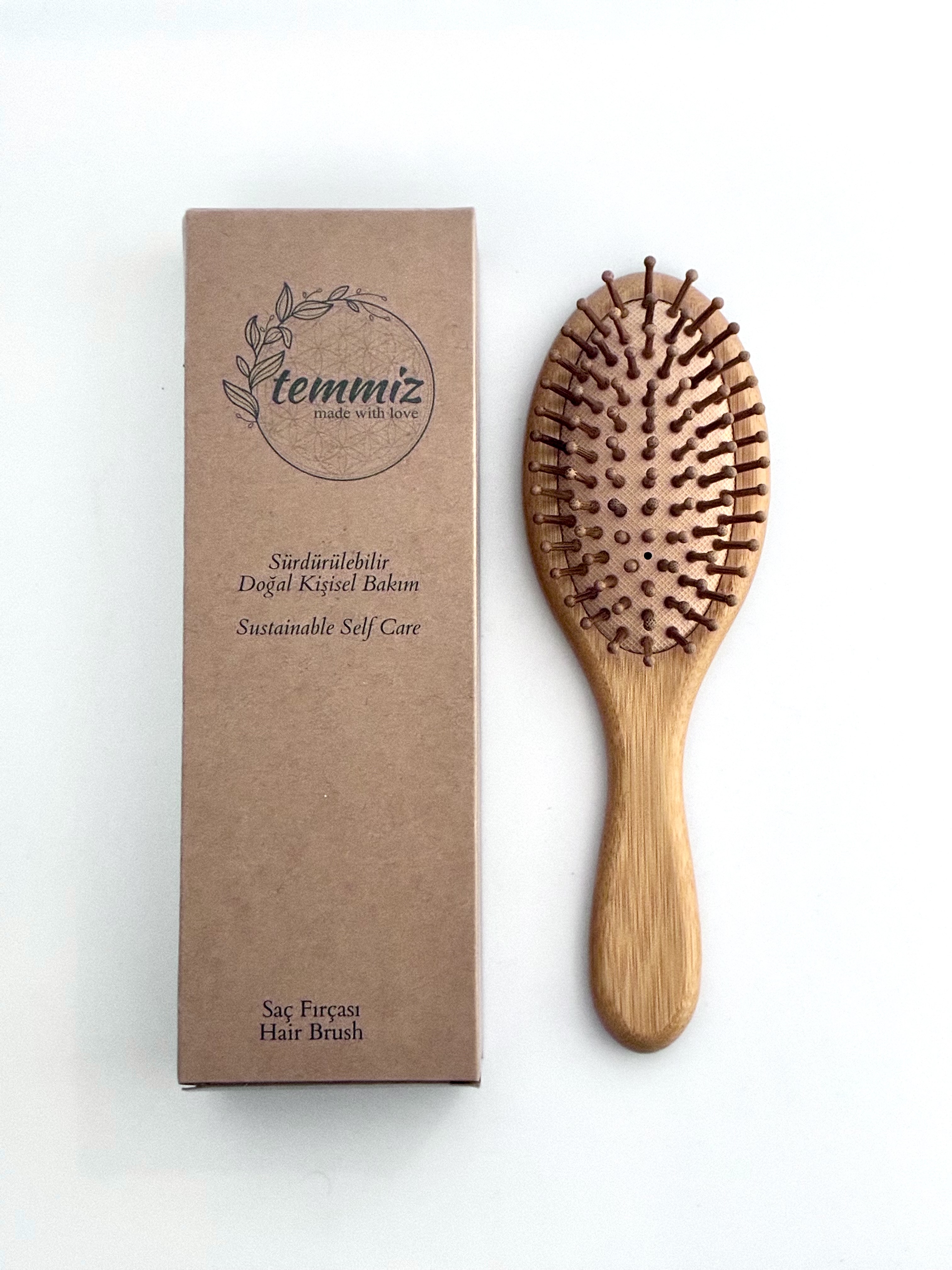 Bambu Saç Fırçası