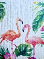 İsveç Bezi Hayvan Desenli 3'lü Set - Flamingo,Lama,Kedi